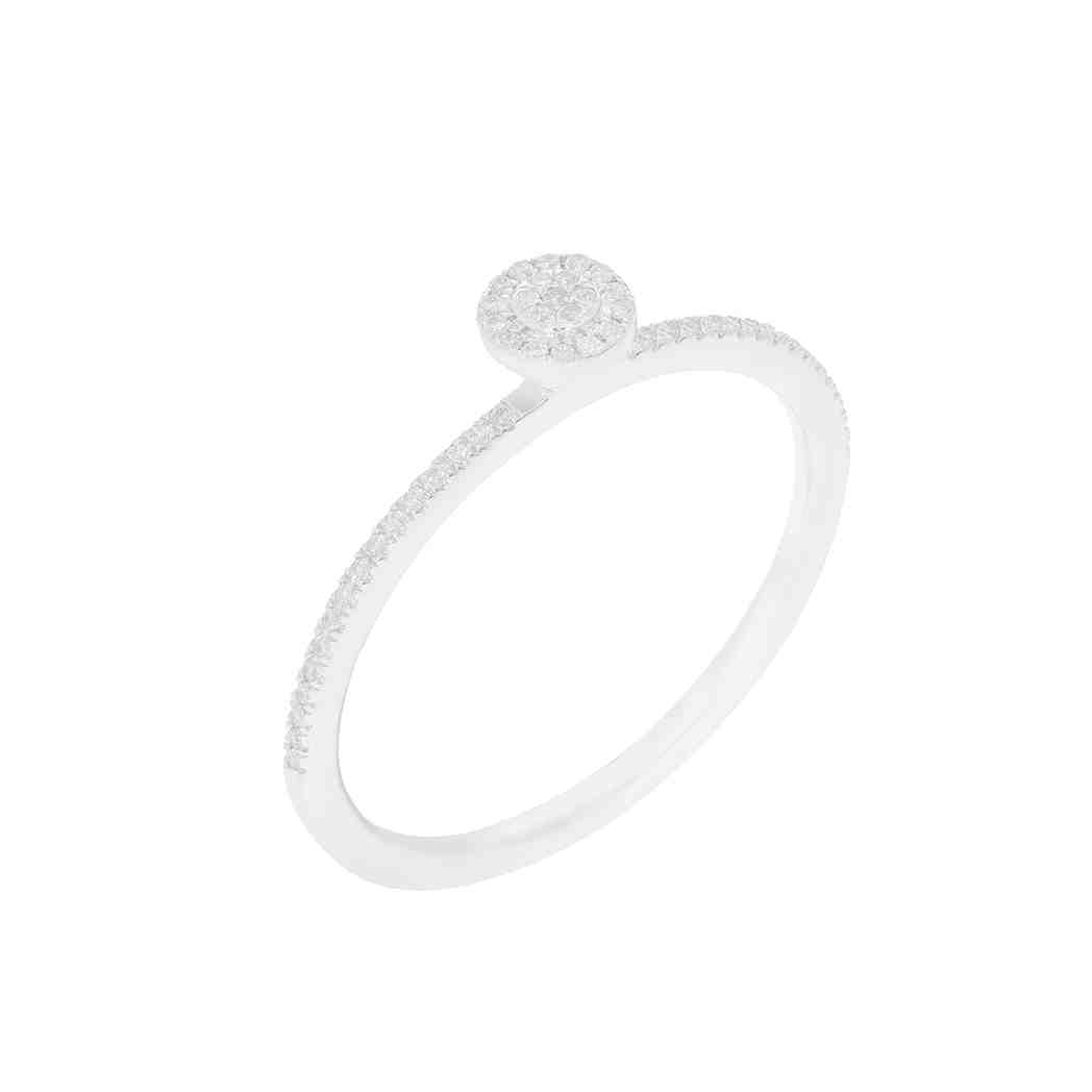 Diamond Halo Promise Ring LR11303A